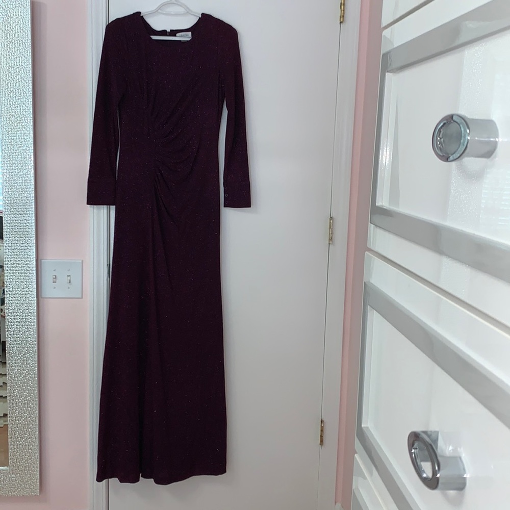 Purple sparkly dress